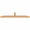 Ekena Millwork Portland Smooth Timber Gable Bracket, Western Red Cedar, 72"W x 15"H x 3 1/2"D x 3 1/2"F, 5/12 Pitch GBW072X15X0404POR00SWR - alternate 3